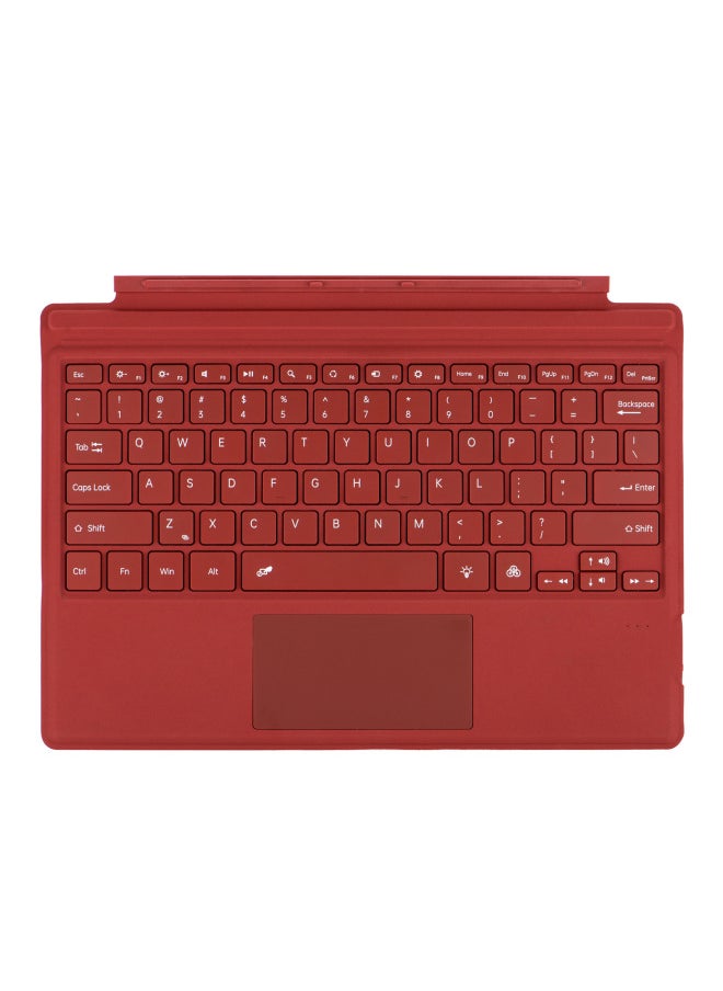 Generic - For Microsoft Surface Pro8 Keyboard Pro7/3/4/5 Bluetooth Backlight Wireless Magnetic GO Bluetooth Keyboard-Color:Brick Red (microsoft Magnetic Bluetooth)-Product Type:surface Pro 3/4/5/6/7 Second Generation Regular - Image 1