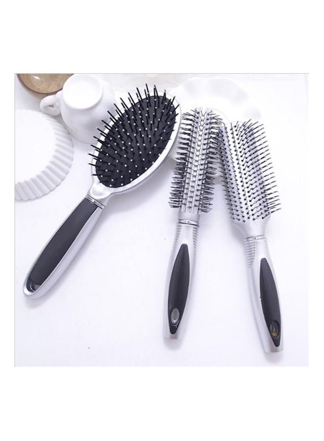 NIBEMINENT 3-Piece Air Bag Mage Comb Set Silver  - Image 2