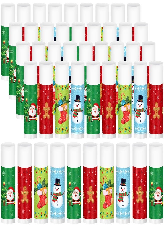 Sosation Holiday Christmas Lip Balm Bulk Jasmine Flavored Christmas Gifts Stuffer Moisturizing Lip Balms Stocking Gift, Lip Care, Christmas Party Supplies(40 Pcs - Image 1