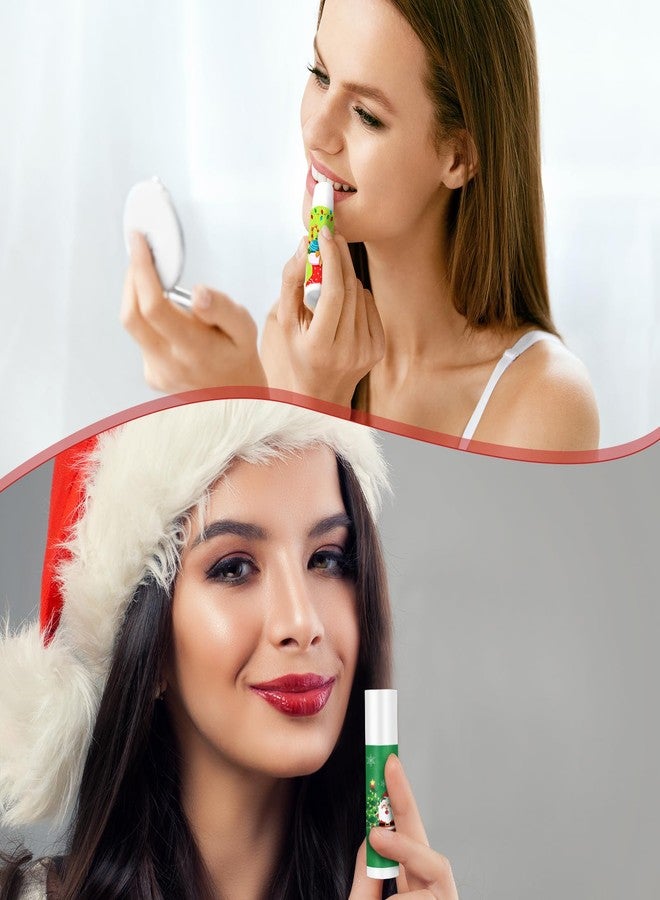 Sosation Holiday Christmas Lip Balm Bulk Jasmine Flavored Christmas Gifts Stuffer Moisturizing Lip Balms Stocking Gift, Lip Care, Christmas Party Supplies(40 Pcs - Image 4