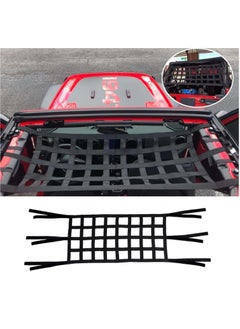 SYOSI Roof Hammock Top Roof Cargo Net for 1987-2021 Wrangler YJ TJ LJ JK JKU JL JLU Gladiator JT Black  - Image 1