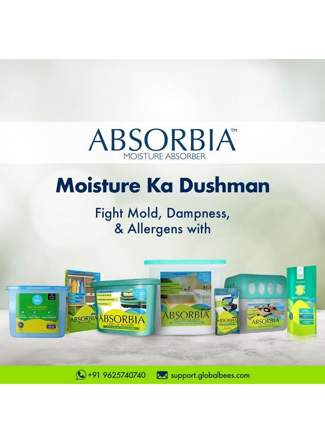 Absorbia Moisture Absorber | Absorbia Reusable Box w/Refill - Pack of 6 (800ml) | Dehumidifier for Basement, Storerooms, Spare Rooms Lofts | Fights Against Moisture, Mould, Fungus Musty Smells - Image 5