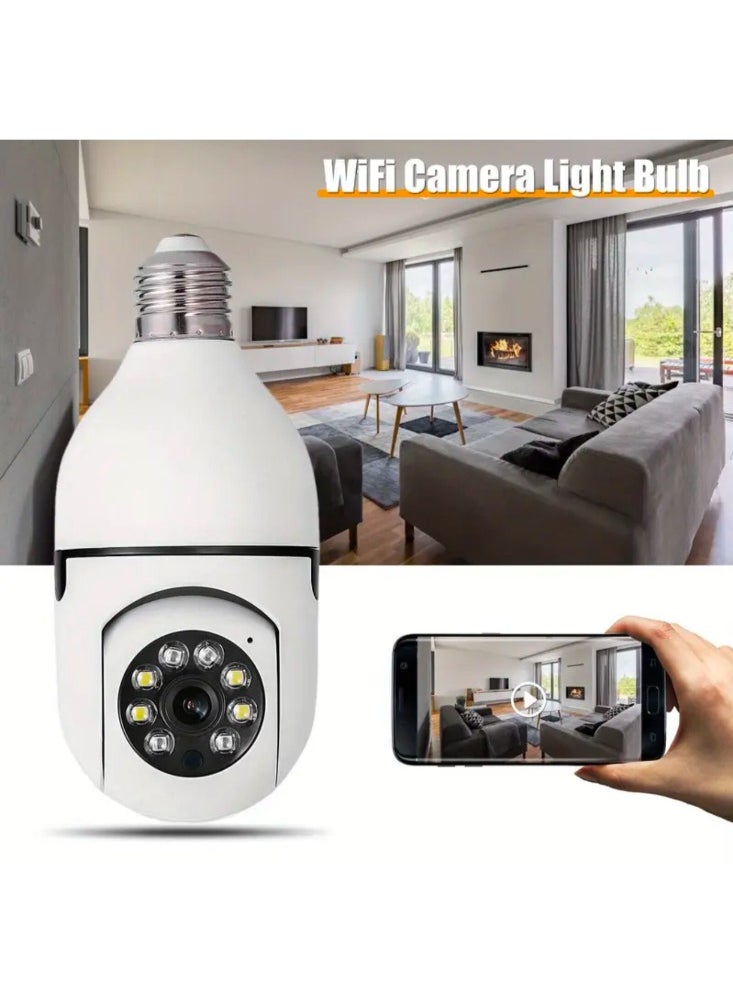 Generic - Smart Lamp Holder Bulb Camera with Full-Color Night Vision, Audio, and Lights - Image 1