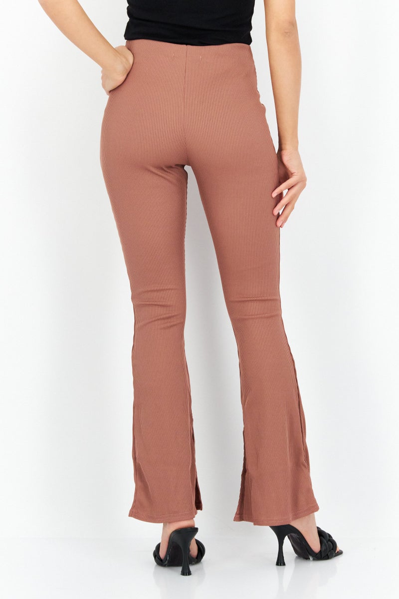 MISSY EMPIRE سروال نسائي ضيق بقصة بوت، بني - Image 3