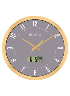 Bulova C4830 Lobby Wall Clock 14" Gold  - Image 2