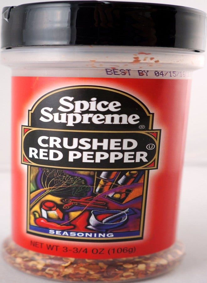 Spice Supreme رقائق الفلفل الأحمر المطحون، توابل مثالية للبيتزا، والحساء، والمأكولات البحرية، وتزيين السلطات، وصنع الكيمتشي - 3.75 أونصة - Image 1