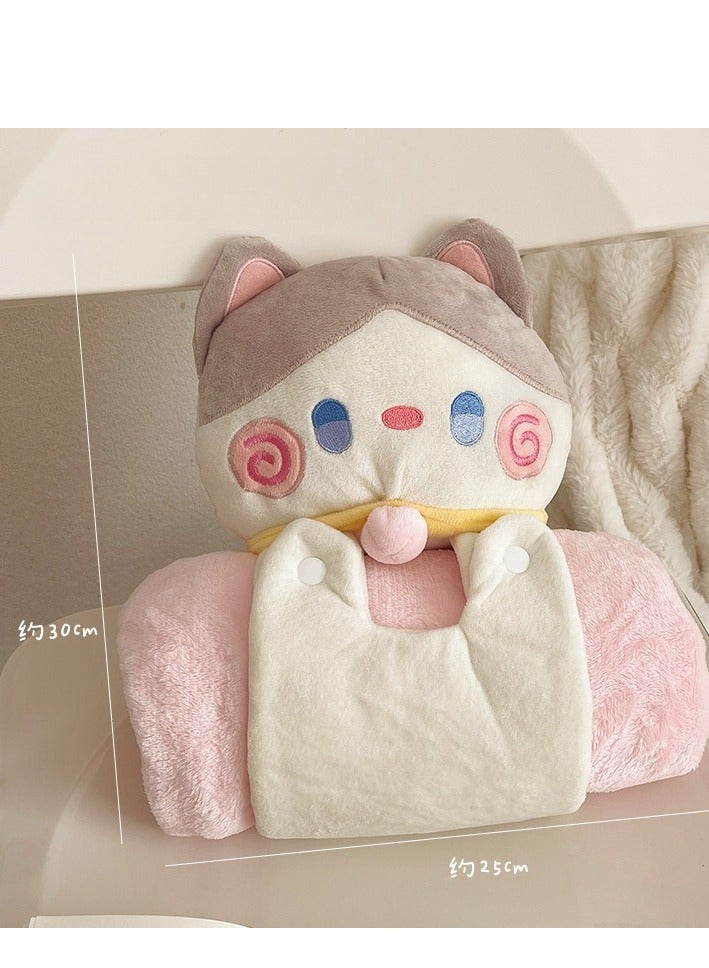 Pillow And Blanket Can Be Used For Both Car And Sofa Cushions, Suitable For Travel, Airplanes, Trains, Beds, Offices, And Rest  - Image 1