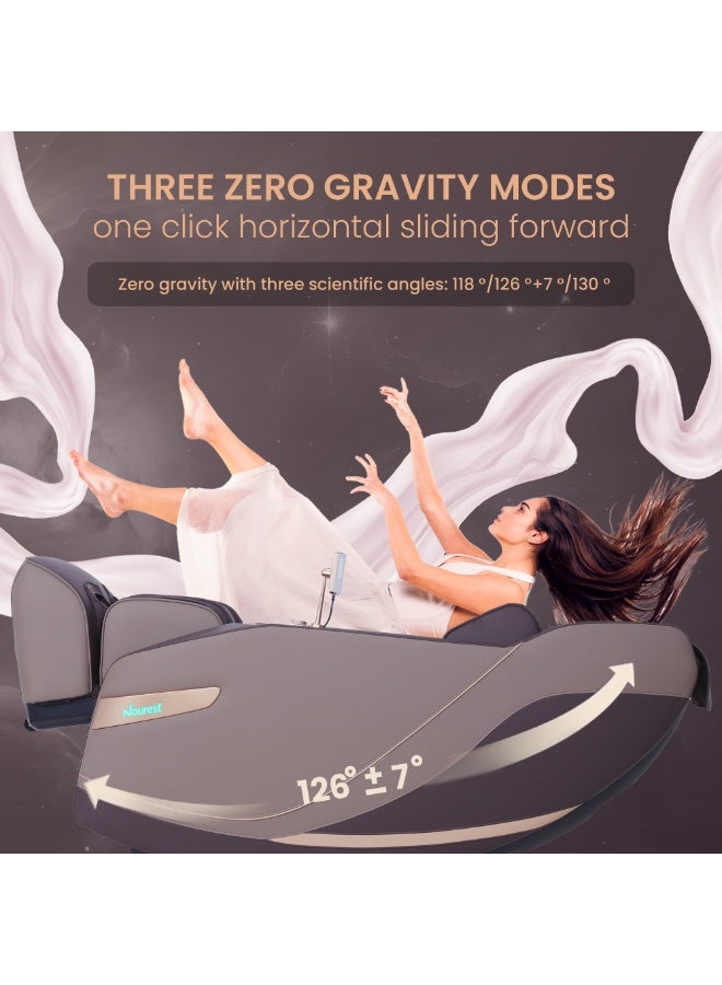 Nourest Astro Full Body Massage Chair – SL Track, 12 Auto Programs, Zero Gravity, Voice Control, Heated Therapy, Foot Rollers - Image 3