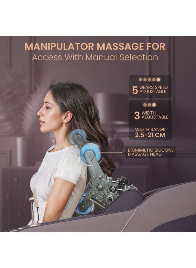 Nourest Astro Full Body Massage Chair – SL Track, 12 Auto Programs, Zero Gravity, Voice Control, Heated Therapy, Foot Rollers - Image 2