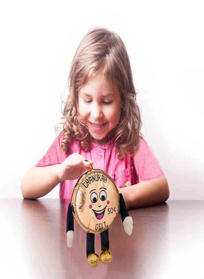 Rite Lite Plush Chanukah Gelt Coin Plush Toy - Perfect Chanukah Gift for Kids Hanukkah Party Favors - Image 3