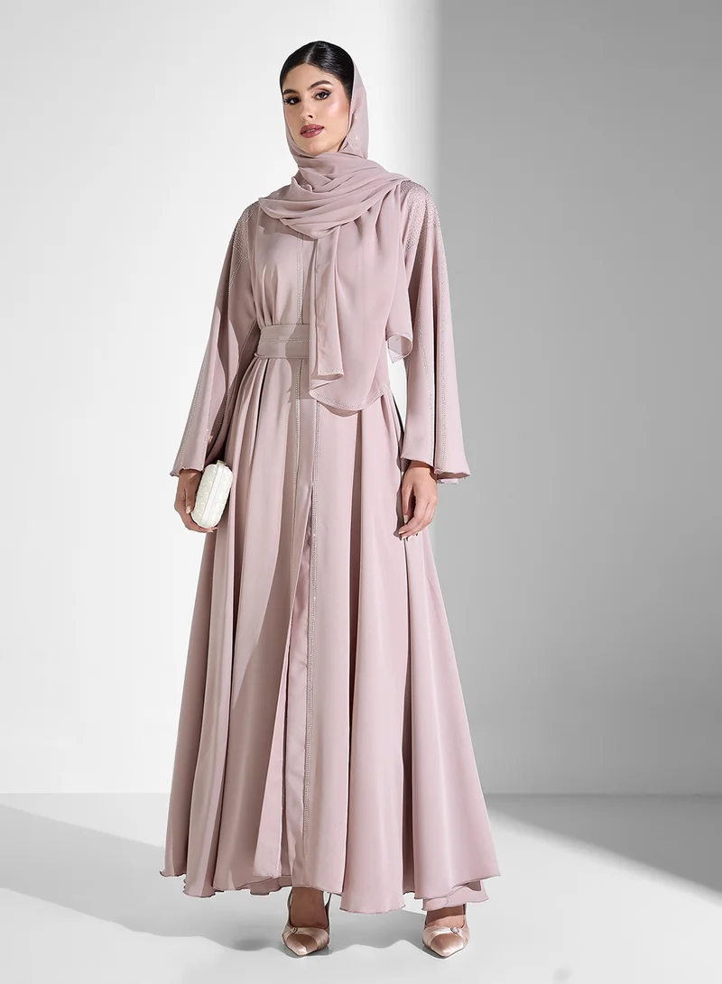 Khizana Abaya With Embellishment & Sheila