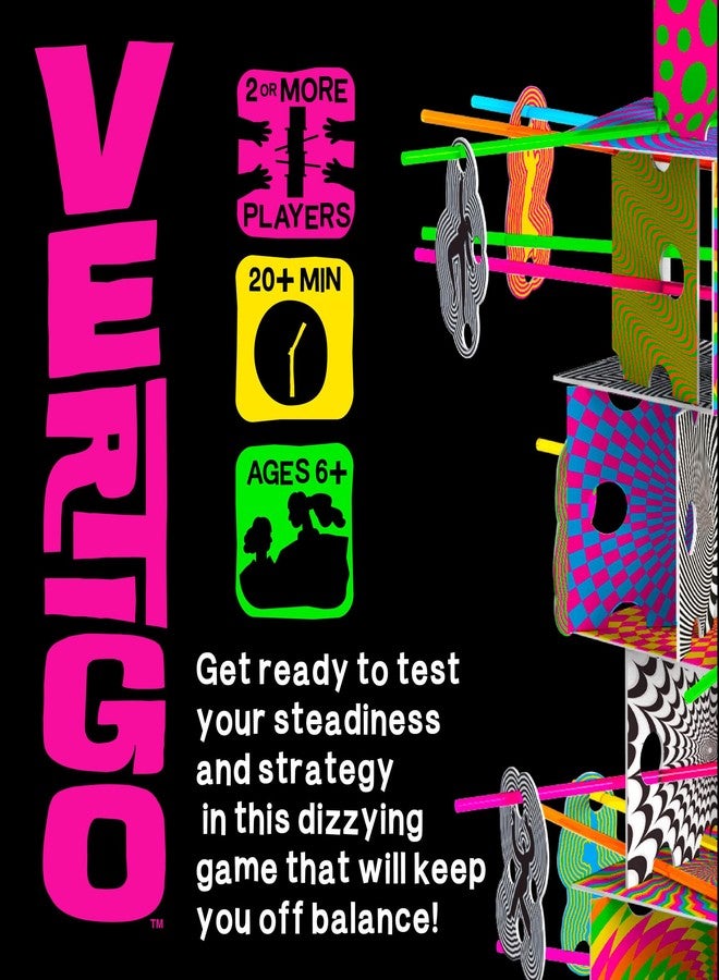 مايندوير لعبة MindWare Vertigo - تحدي عائلي مثير يجمع بين التشويق والاستراتيجية مع عوارض التوازن، وشخصيات الدوار، وجولات معارك مفاجئة - للأعمار من 6 سنوات فما فوق، لاعبين أو أكثر - Image 2