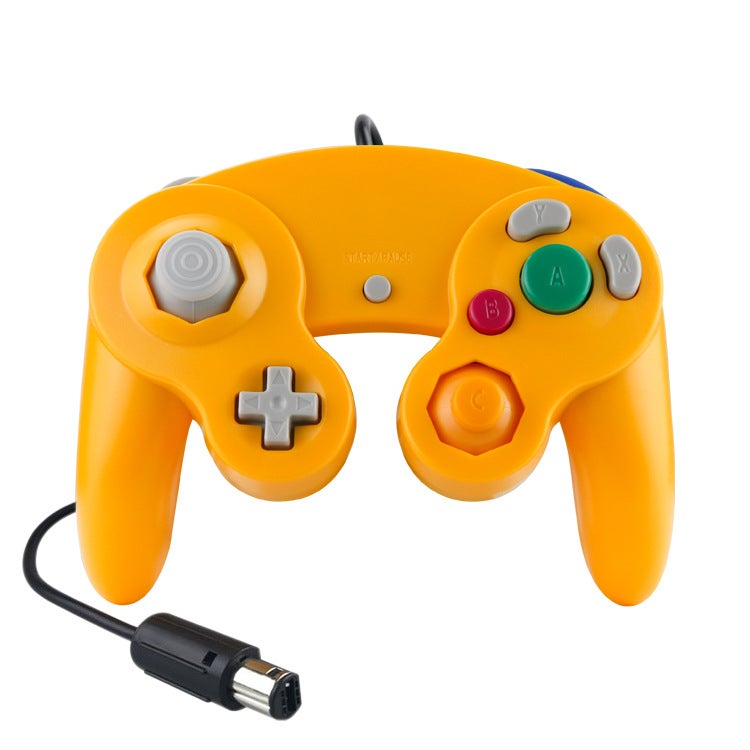 NGC Wired Controller Single Vibration Gamecube Light Orange 