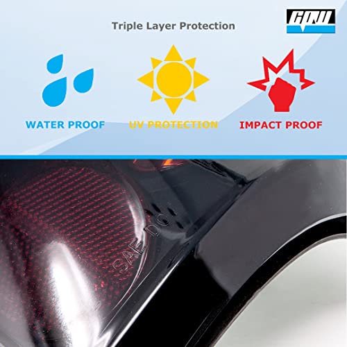 CPW Tail Lights Compatible with Chevy Silverado 1500/2500(1999-2006)/Silverado 3500(2001-2006)/2007 Classic/GMC Sierra 1500/2500(1999-2002)/Sierra 3500(2001-2002)(Black Smoke) - Image 5