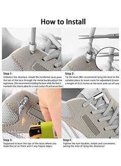MIRFA Elastic No Tie Shoe Lace Pair  - Image 3