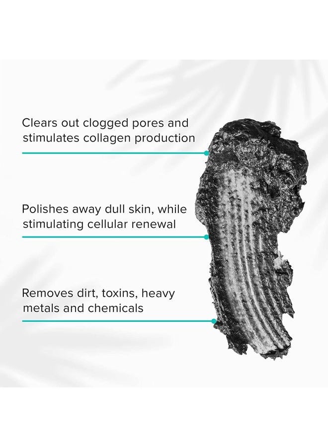 ClarityRx Down + Dirty Detoxifying Charcoal MicroExfoliant, Plant Based Exfoliating Scrub for Oily Skin, Paraben Free, Natural Skin Care (1.7 oz) - Image 3