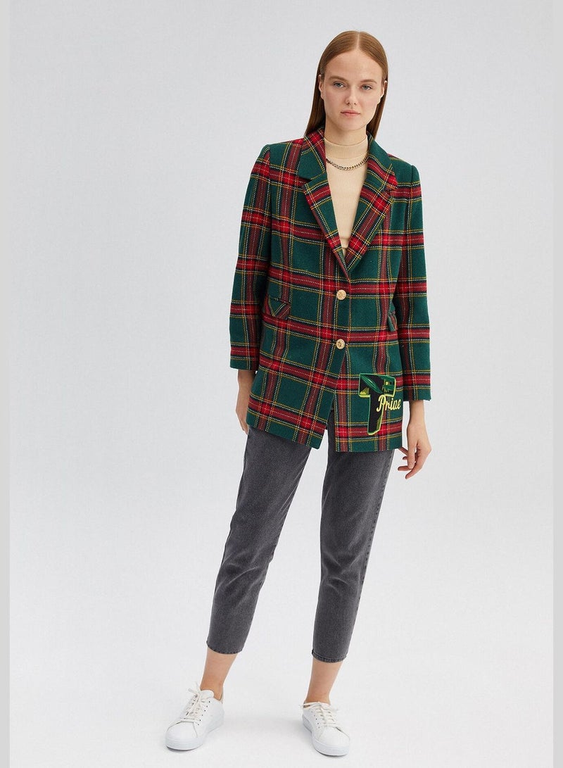 Touche PLAID BLAZER JACKET - Image 1