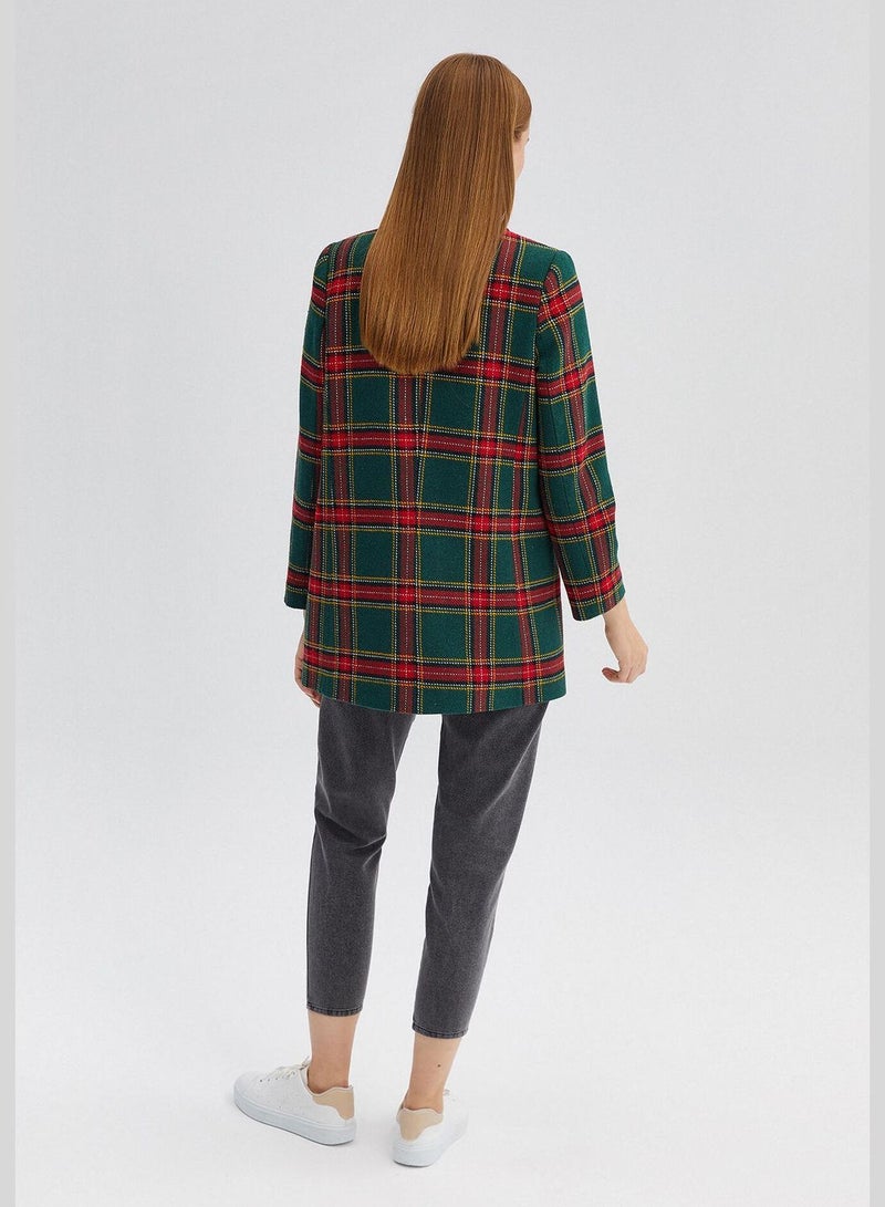 Touche PLAID BLAZER JACKET - Image 3
