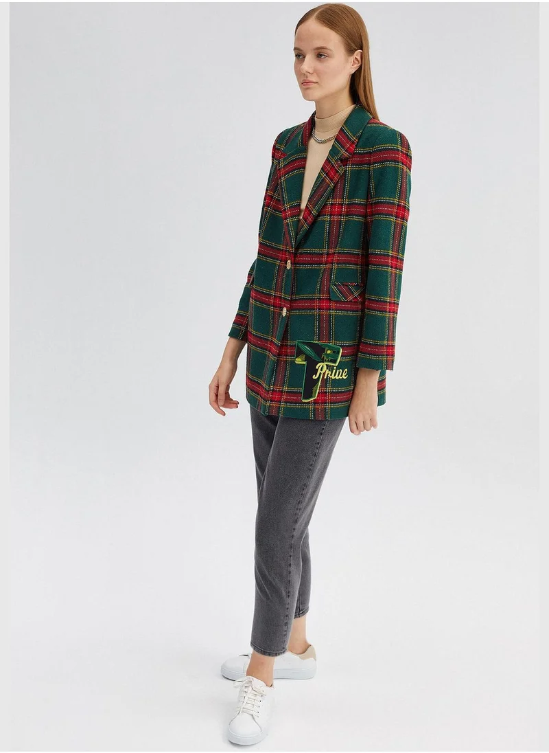 Touche PLAID BLAZER JACKET