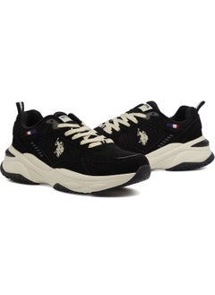 U.S. Polo Assn. Men's Black Low-Top Sneakers - Lightweight Lace-Up Design, Comfortable for Everyday Outfits  - Image 3