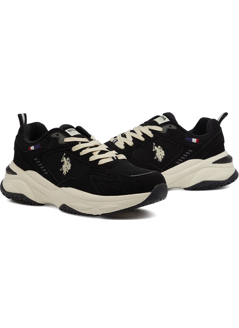 U.S. Polo Assn. - Men's Black Low-Top Sneakers - Lightweight Lace-Up Design, Comfortable for Everyday Outfits - Image 1