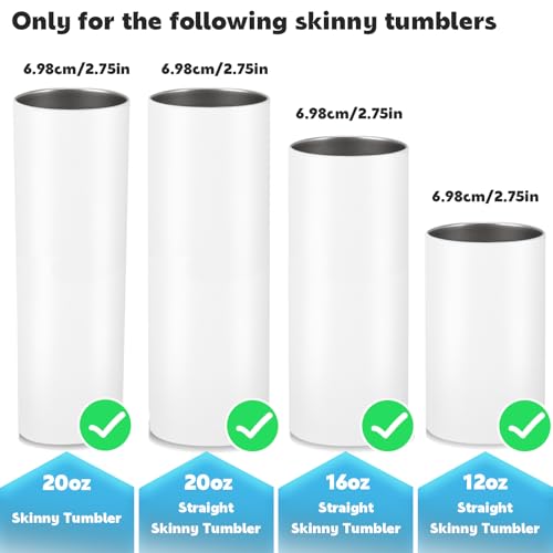 XccMe 20oz Skinny Tumbler Replacement Lids 2 Pack,Spill Proof Splash Resistant Silicone Sliding Covers,Straw Friendly, BPA Free - Image 3