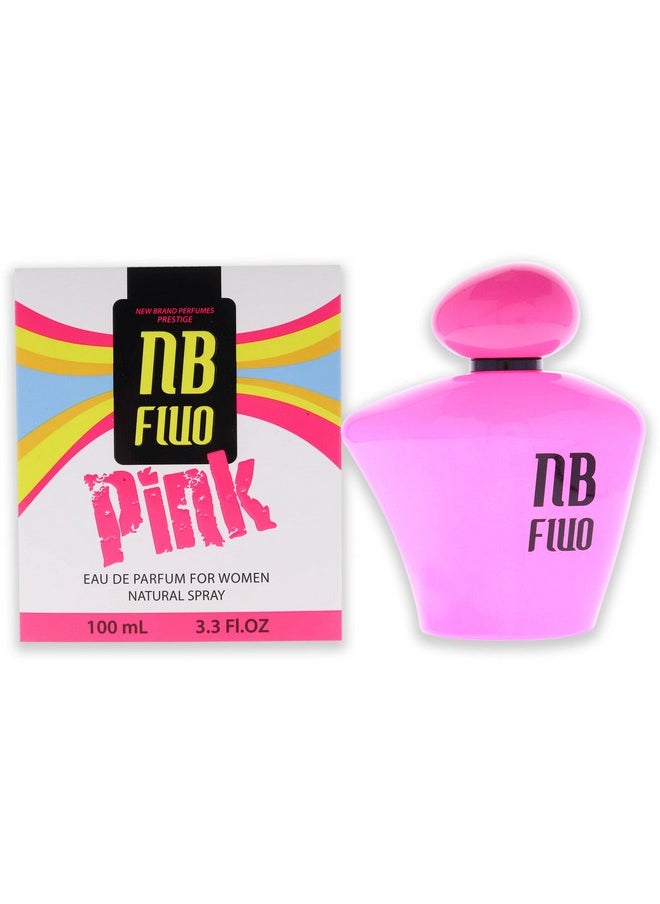 NEW BRAND New Brand Fluo Pink EDP Spray Women 3.3 oz  - Image 1