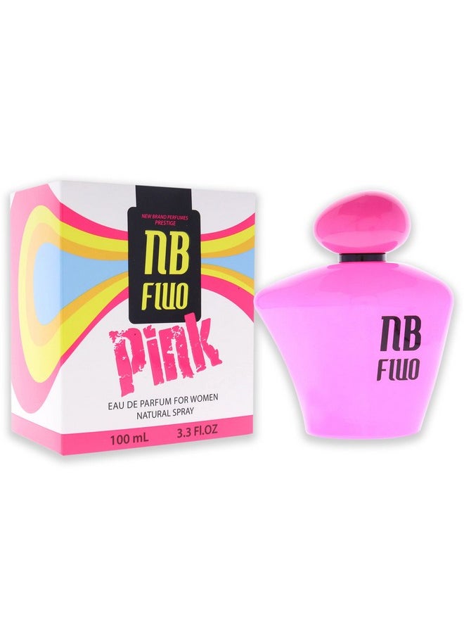 NEW BRAND New Brand Fluo Pink EDP Spray Women 3.3 oz  - Image 3