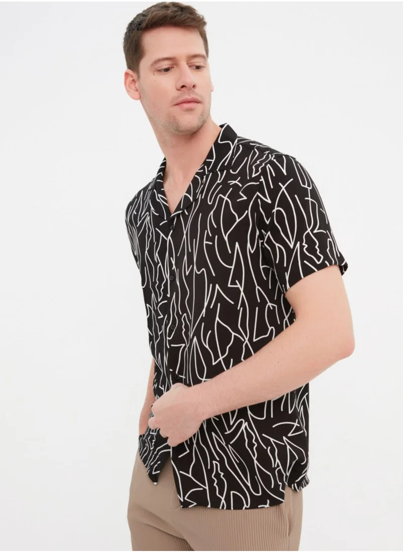 trendyol Graphic Slim Fit Shirt