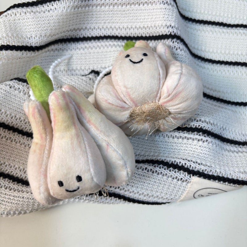 Cartoon Cute Garlic Plush Toy Keychain Pendant Gift - Image 2
