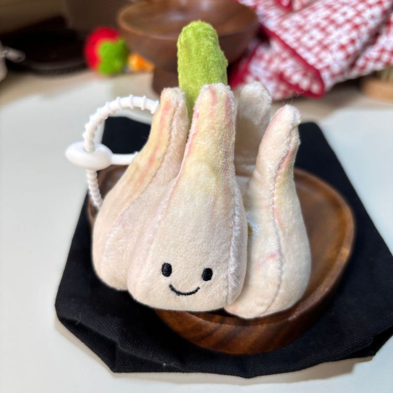 Cartoon Cute Garlic Plush Toy Keychain Pendant Gift - Image 3