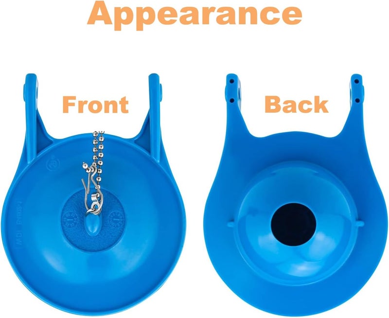 Lceyco Gerber Toilet Flapper Replacement, 2 Pack 3 inch for Gerber 99-788 with 2 Toilet Handle Chains Lecyco Rubber Water Saving, Easy to Install 2 - Image 3