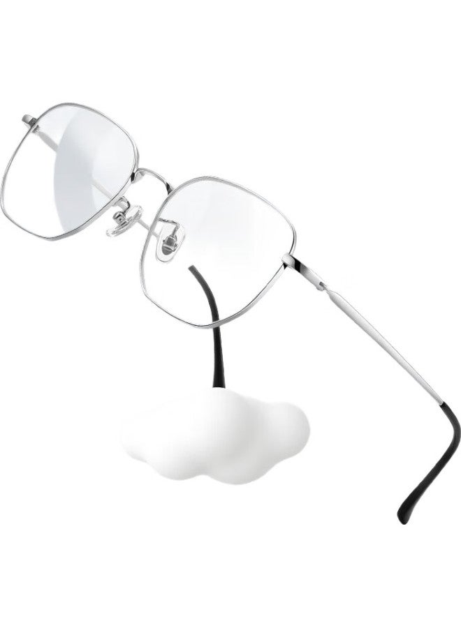 CAPONI نظارات قراءة مستوردة من ألمانيا للرجال والنساء، مضادة للضوء الأزرق، ثنائية البؤرة، تركيز تلقائي، عالية الدقة، نظارات قراءة تيتانيوم فائقة الخفة - Image 3