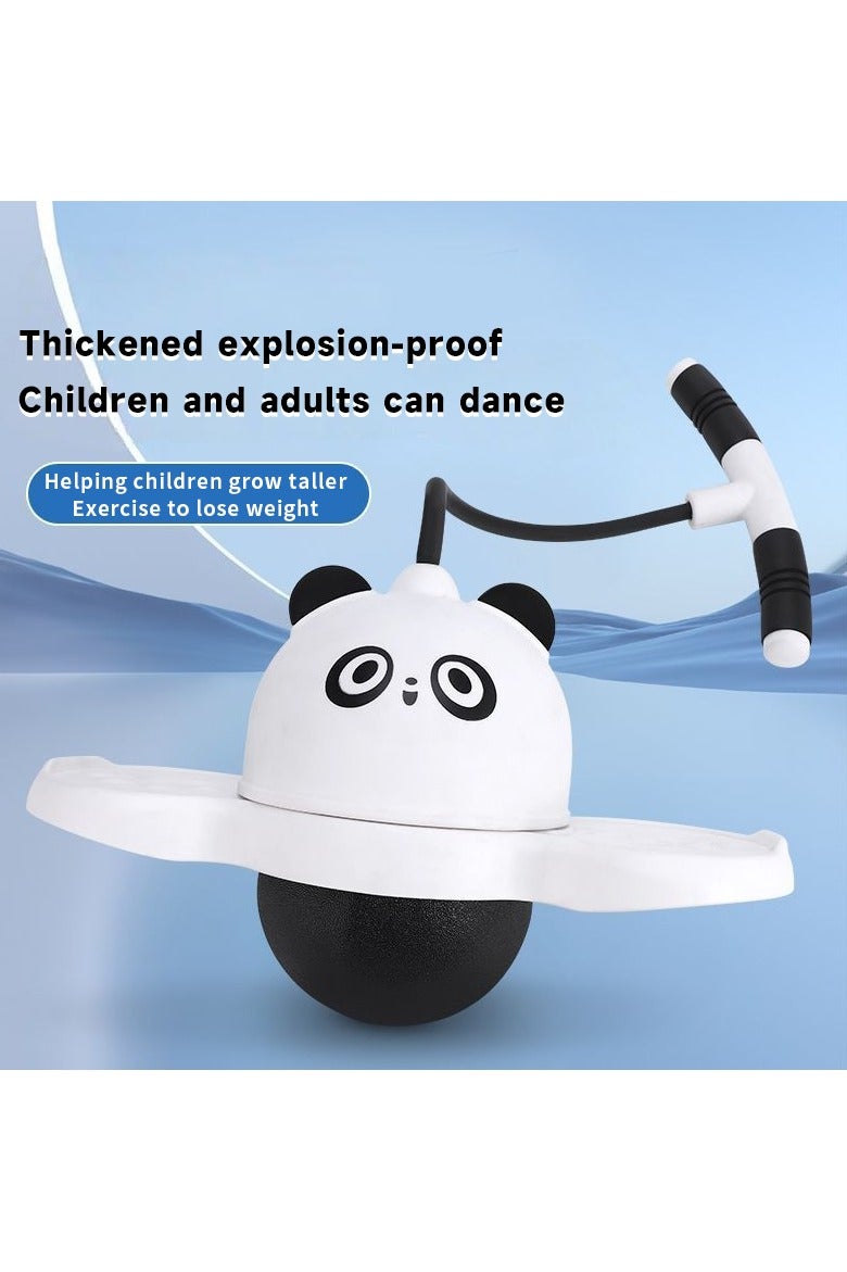 EXCLIFE [Summer gift] High elasticity panda children's bouncing ball | - SASO toy certification - Image 4