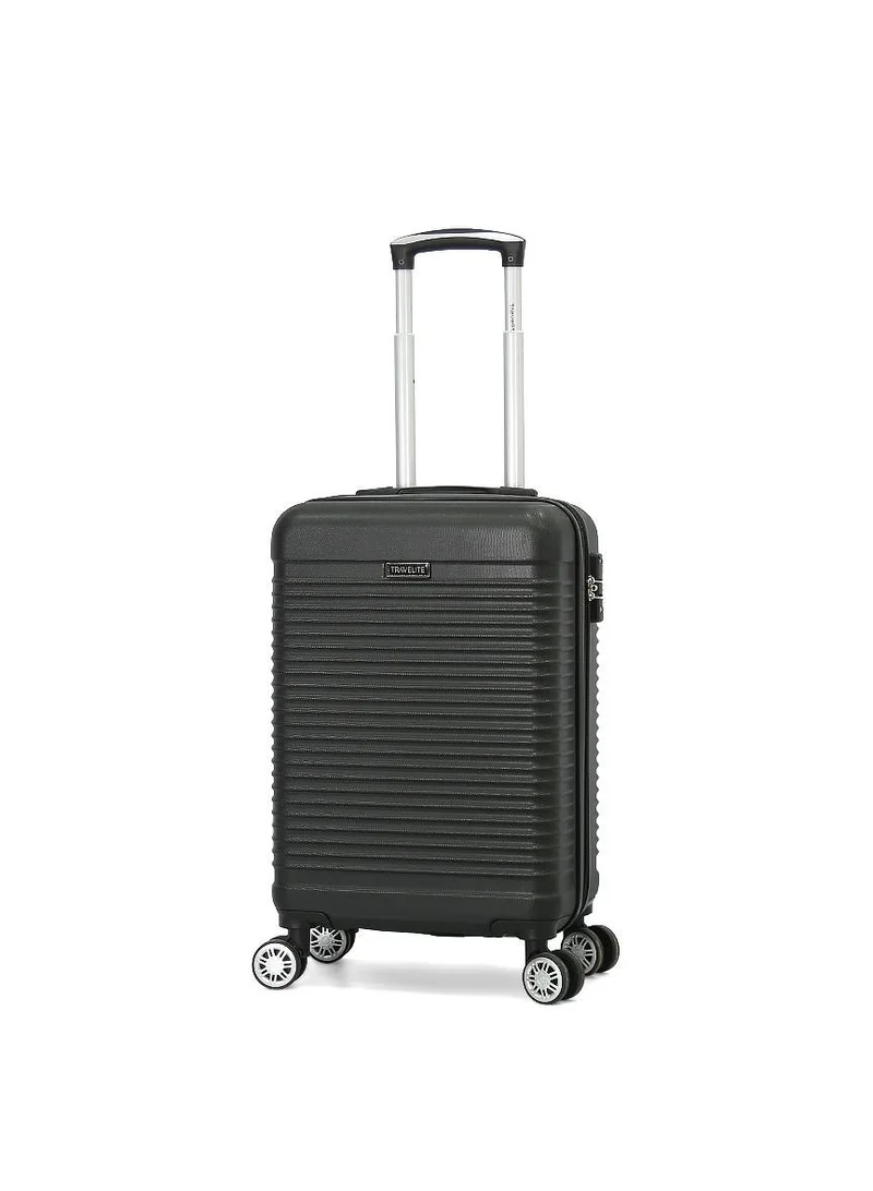 ترافلايت travelite hardshell 20-inch carry-on trolley bag,black