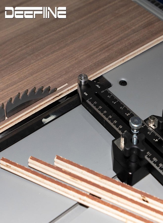 DEEFIINE Thin Rip Jig Table Saw Jig Guide for Making Repetitive Narrow Thin Strip Cuts Woodworking Tools Fast Thin Ripping Guide - Image 5