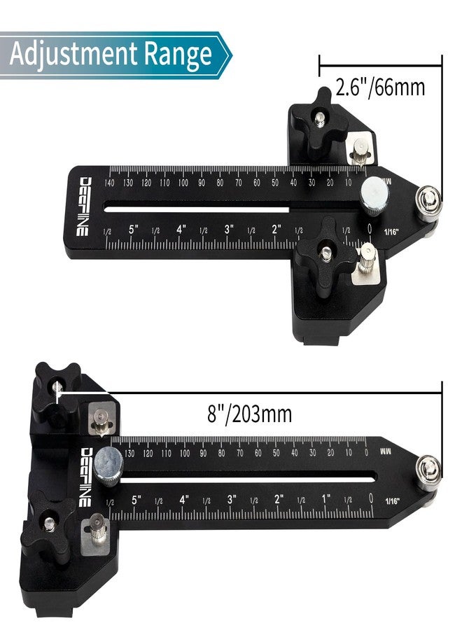 DEEFIINE Thin Rip Jig Table Saw Jig Guide for Making Repetitive Narrow Thin Strip Cuts Woodworking Tools Fast Thin Ripping Guide - Image 4