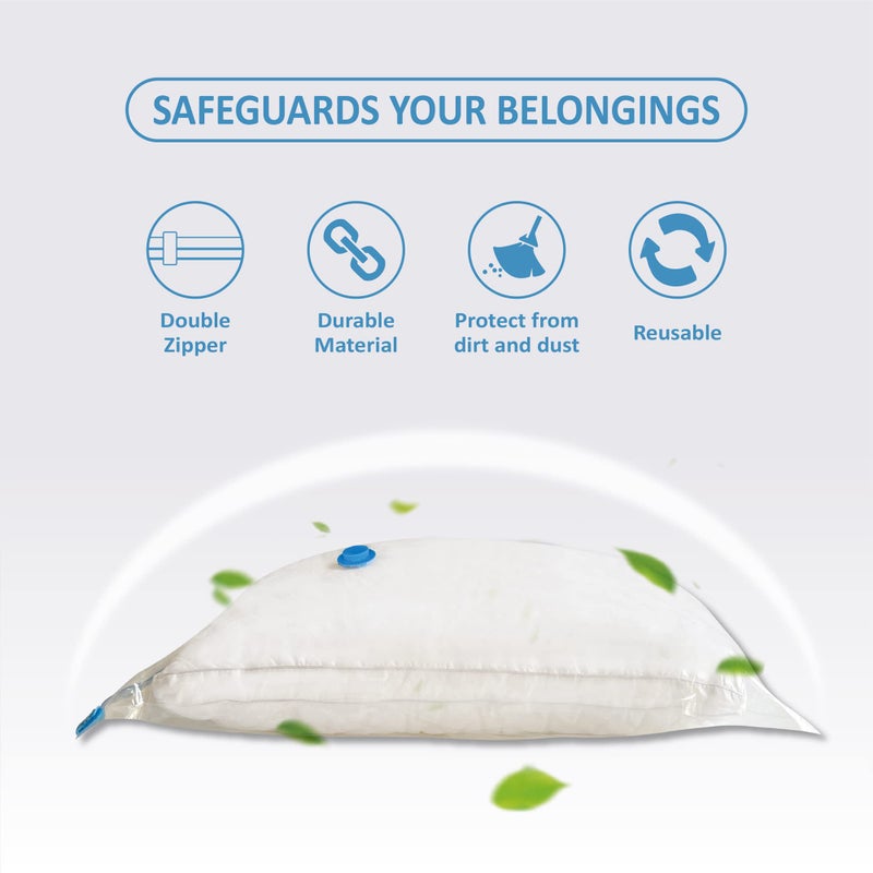 Roomimaster Vacuum Storage Bags, Vacuum Seal Space Saver Bags for Clothing, Travel Lugggage, Carry-on, Blankets, Comforters, Pillow, Bedding, 20 Combo - Image 3