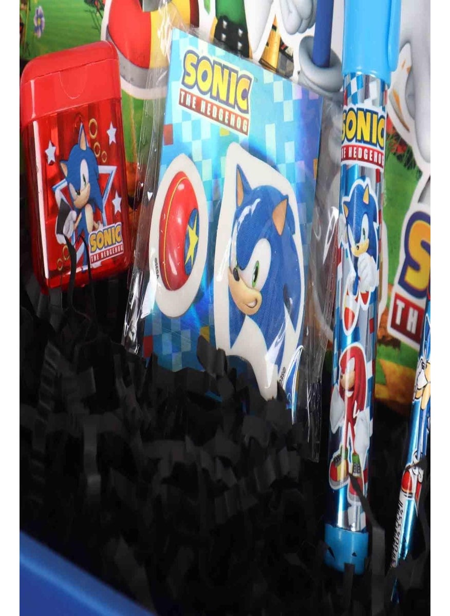 Disney SPECIALLY BOXED LICENSED SONIC STATIONERY SET  - Image 4