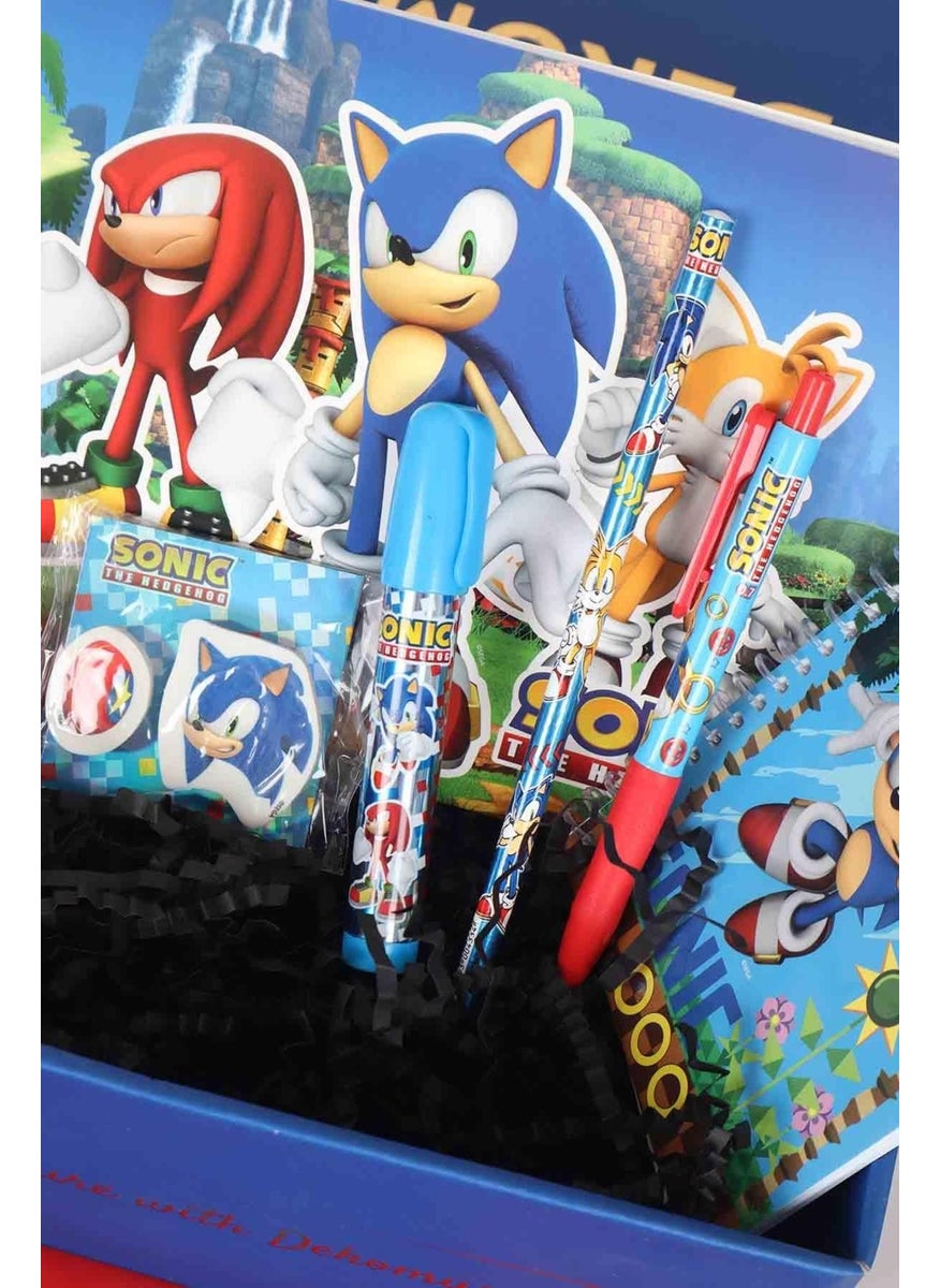 Disney SPECIALLY BOXED LICENSED SONIC STATIONERY SET  - Image 5