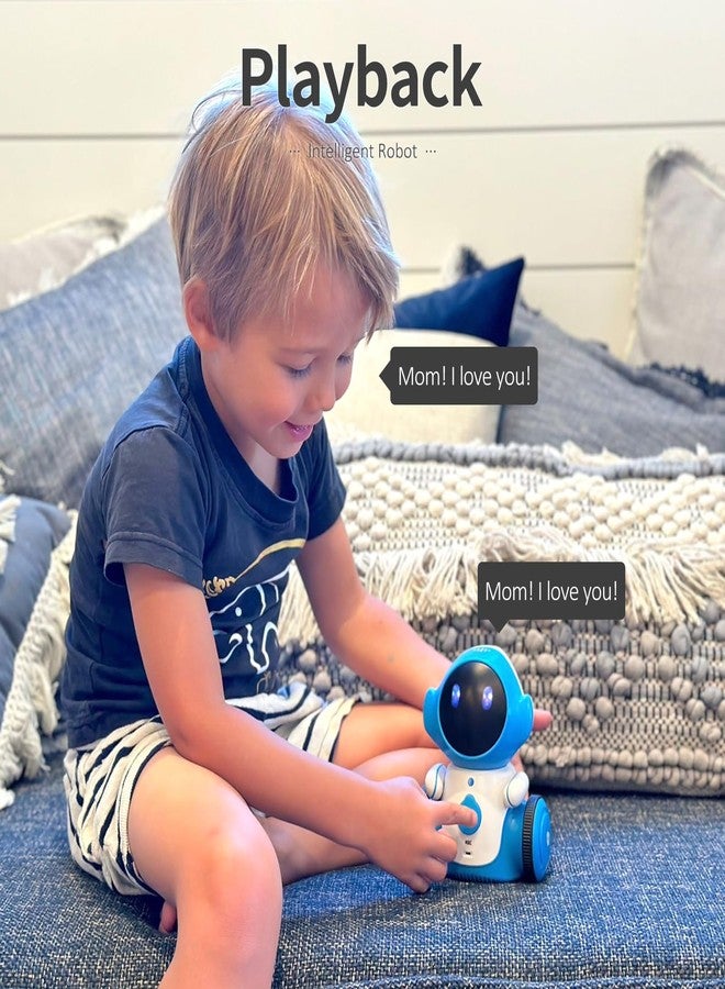 GILOBABY Interactive Robot for Kids Ages 3-8 - Rechargeable with Voice Control & Playback Mode - Educational Toy that Sings, Dances and Touch Control (Blue) - Image 2