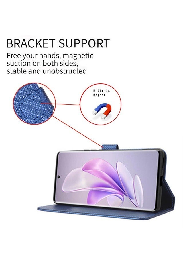 X-level Vivo V29 5G/S17/S17 Pro Phone Case Cover with Card Slots Holder Stand Quality Leather Flip Folio Wallet Shockproof Protective Back Cover with Release Hand Phone Holder Daily Video Kickstand - Image 3