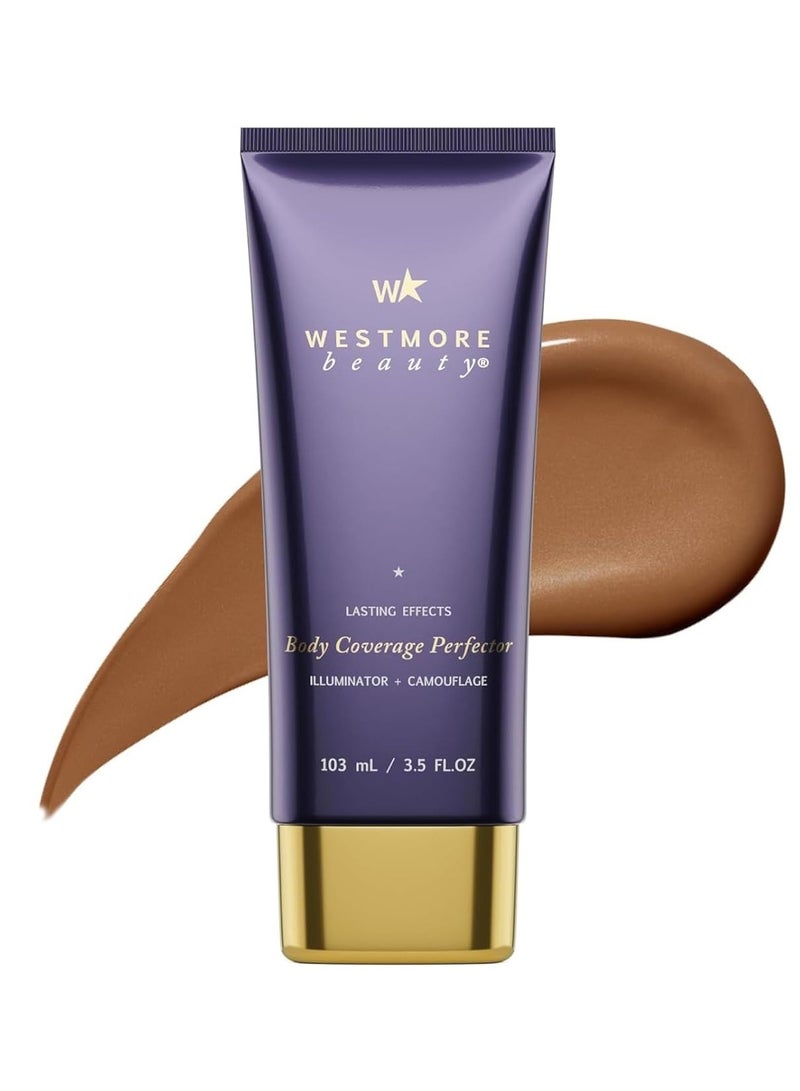 Westmore Beauty Body Coverage Perfector – Waterproof Leg & Body Makeup - Tattoo Cover Up Makeup - 3.5 Oz (Bronze Radiance) - Image 1