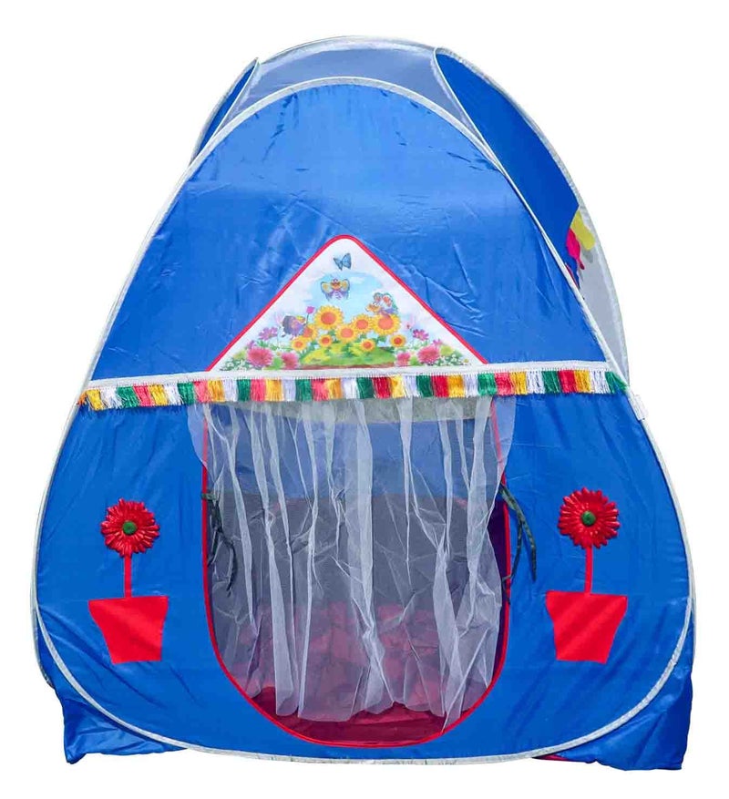 Homecute Igloo Type Foldable Popup Big/Jumbo Size Kid's Play Tent House (Big Size Window-Blue) - Image 4