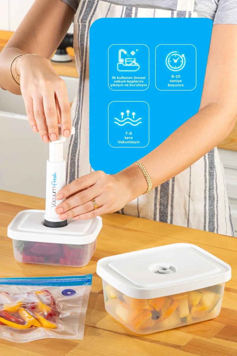 Vienev Vacuumfresh 4-Piece Vacuum Bag and Pump Set