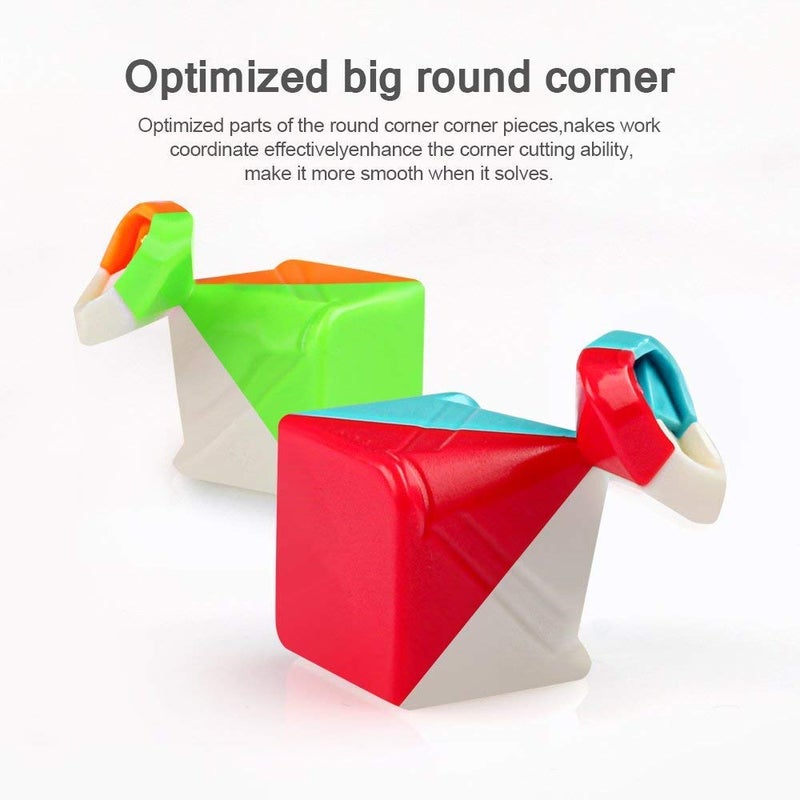 D ETERNAL مكعب السرعة 3x3x3 عالي السرعة بدون ملصقات مكعب سحري 3x3x3 للأفكار الذهنية للأعمار من 14 سنة وما فوق - Image 4