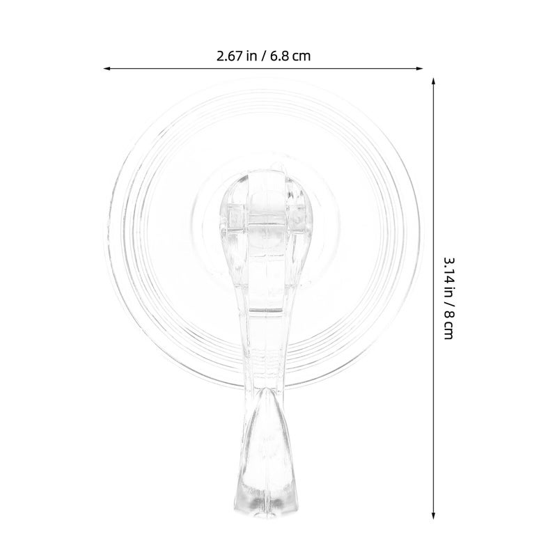 Heavy Duty Suction Cup Hooks No Drill Waterproof Wall Mount For Towels Kitchen Bathroom - Image 3