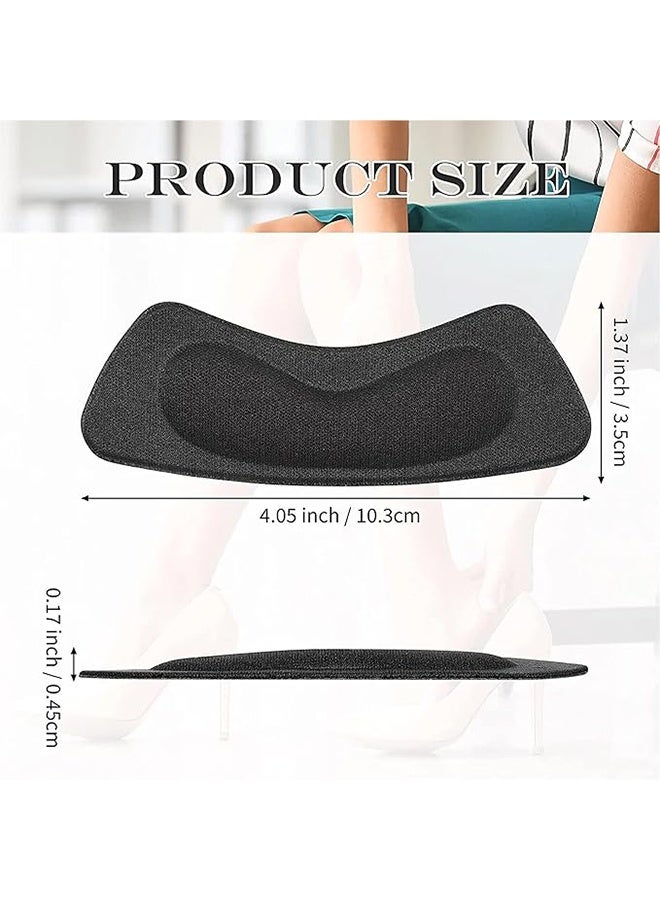 12PCS Heel Cushion Pads Heel Shoe Grips Liner Self-adhesive Shoe Insoles Foot Care Protector for Men Women Shoes Too Big, Preventing Heel Rubbing Blister (Multicolor) - Image 2