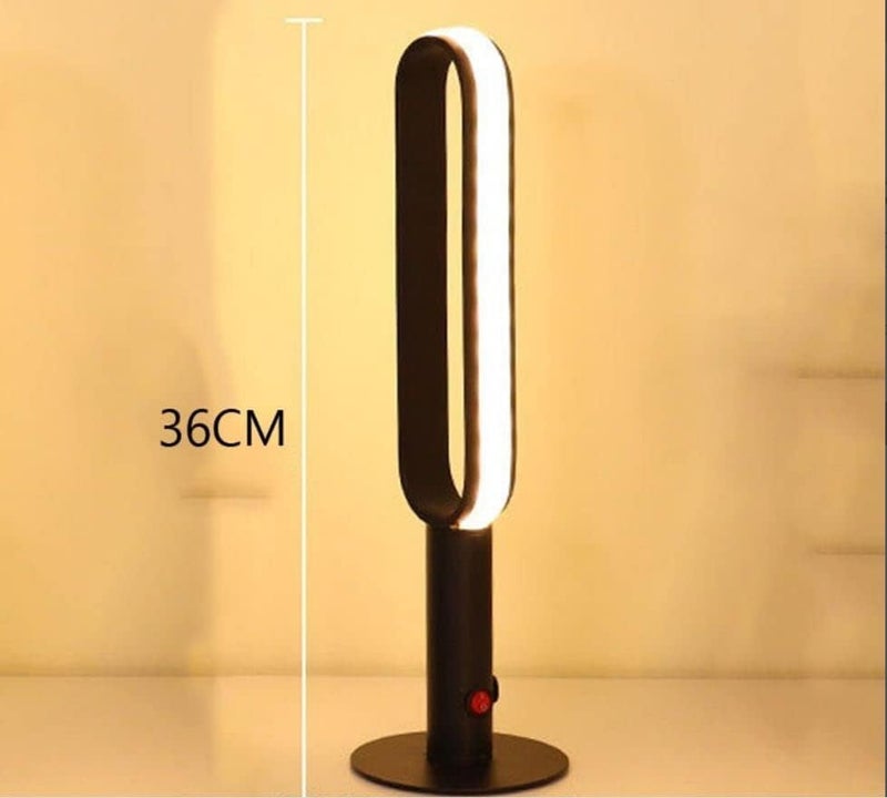 AWOKZA Modern Table Metal LampBlack Led Desk Lamp with Wireless Portable Cordless Light Rechargeable Atmosphere Decor LED Table Light for Home Office Bar LAMP Out - Image 2