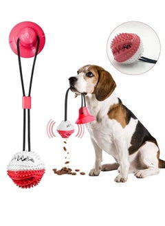 Multifunction Molar Bite Toy Durable Dog Tug Rope Ball Chew Toys with Suction Cup